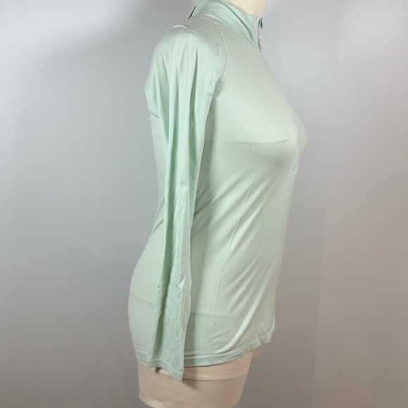 New with tags Calia women’s large seamless LS quarter zip in Mint Candy - Picture 6 of 9